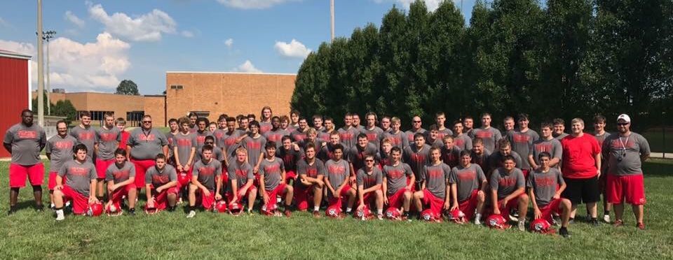 Madison Cubs 17 football team before the season kickoff dinner. 