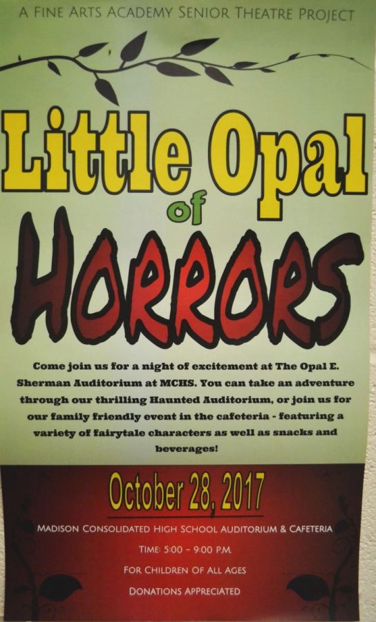 MCHS Senior Project Little Opal of Horrors Poster