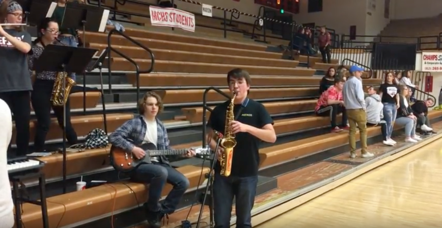 MCHS Wins Pep Band Competition