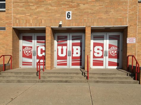 MCHS Adds Door Decals around Gym to Improve Safety and Appearance