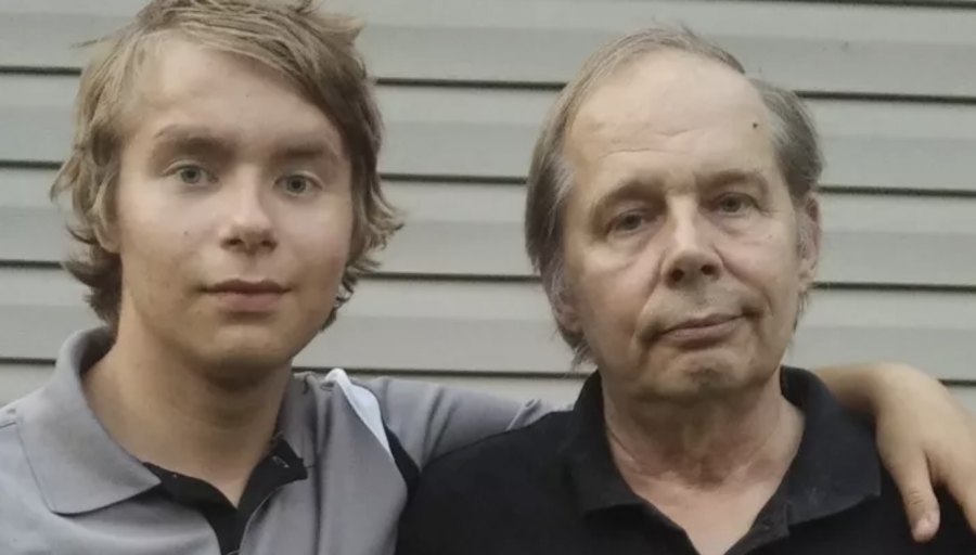 A screenshot taken from the gofundme page for MCHS senior Davis Powell (left) and his father, Robert (right).