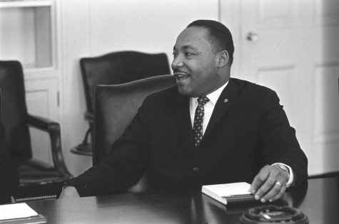 Rev. Dr. Martin Luther King, Jr., 01/18/1964, Civil Rights Meeting, LBJ Library photo by Yoichi Okamoto
http://www.lbjlibrary.net/collections/photo-archive.html