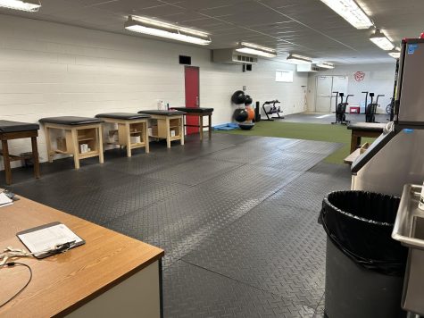 The MCHS training room which was previously the weight room